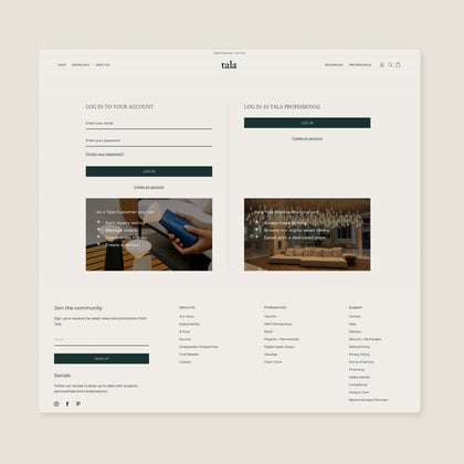 Online wholesale portal: apply for an online wholesale account