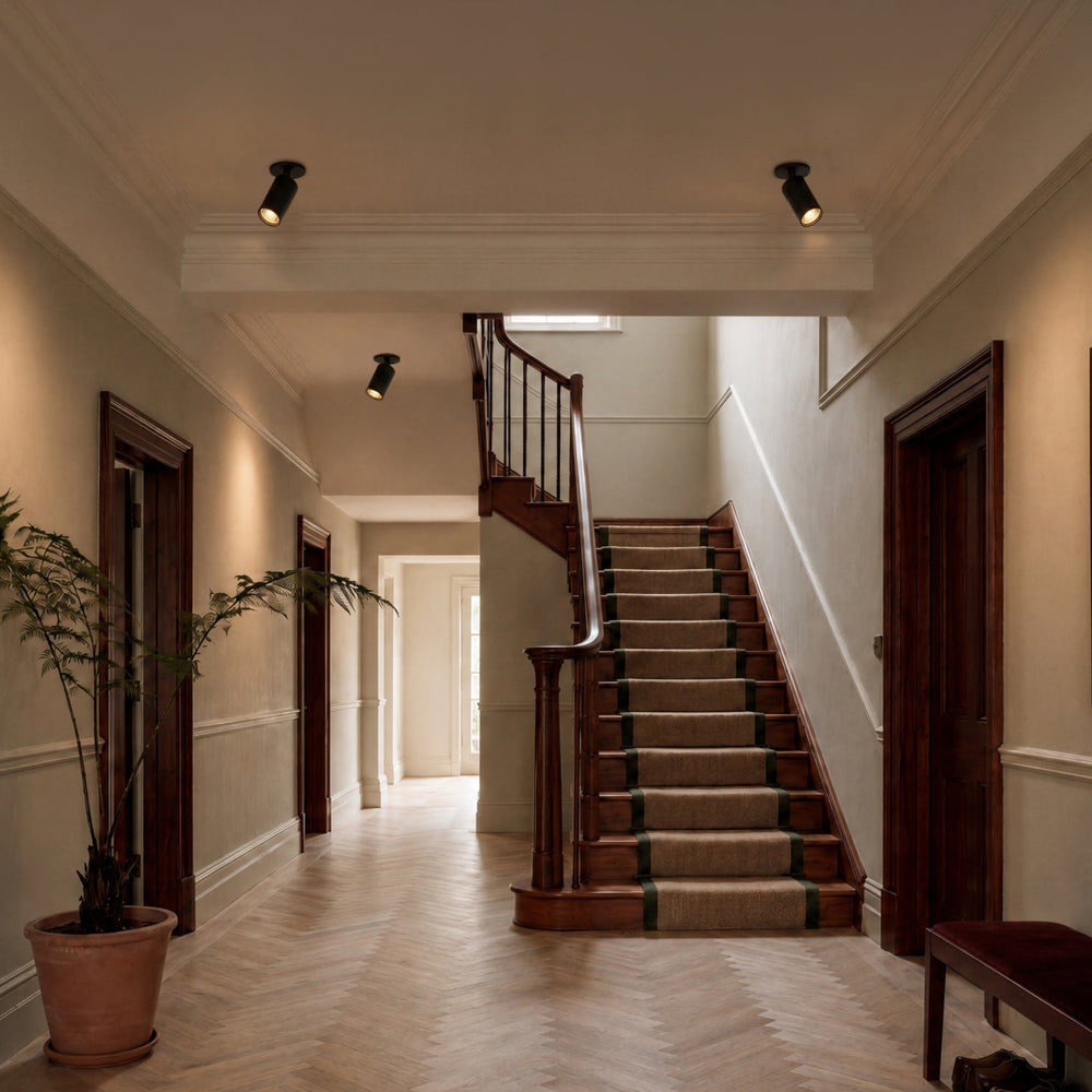 Recessed Lighting in Hallway