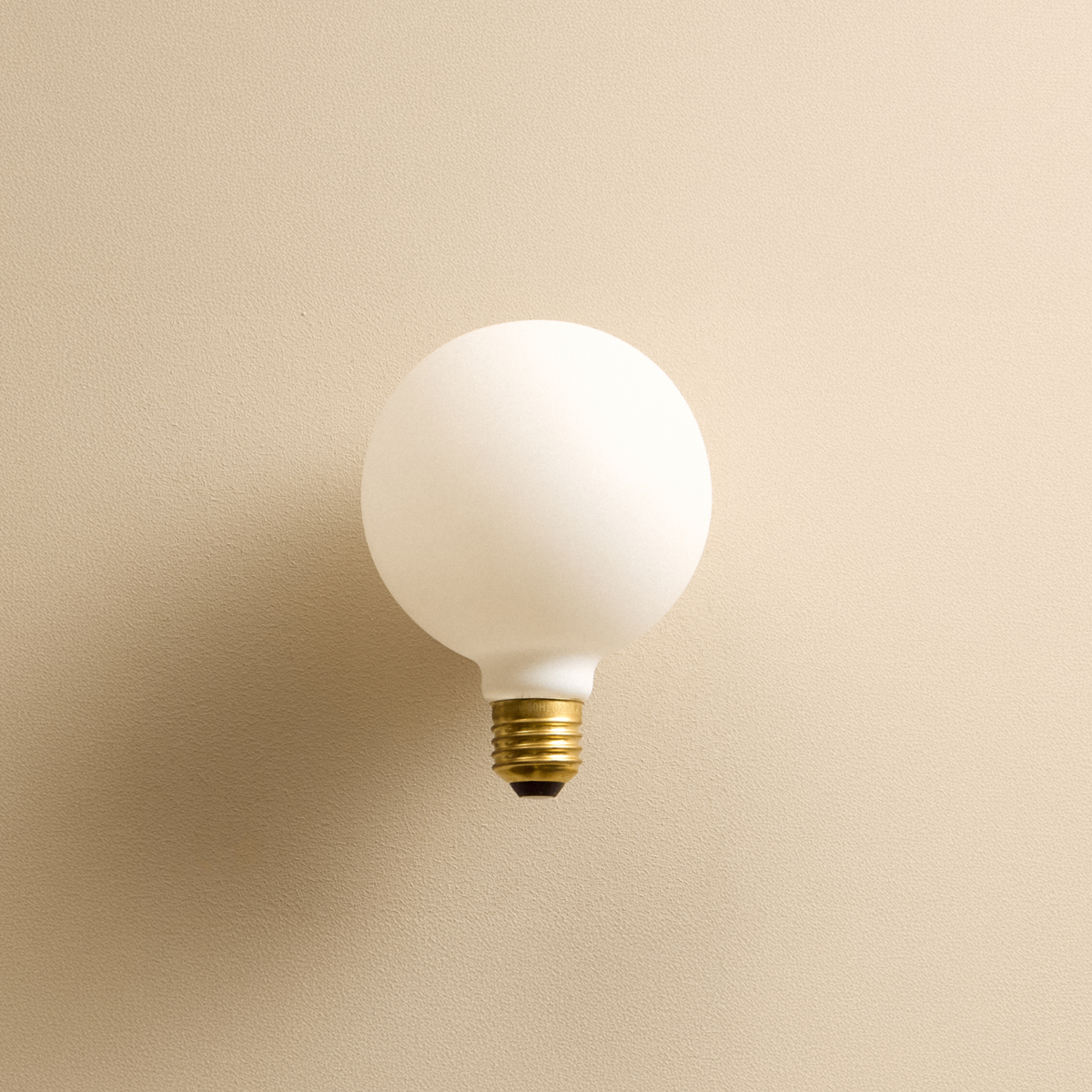 Sphere III dim-to-warm LED bulb, lit